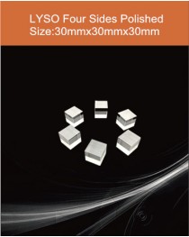 LYSO Ce scintilltion crystal, Cerium doped Lutetium Yttrium Silicate scintillation crystal, LYSO Ce scintillator crystal, 30mmx30mm x30mm